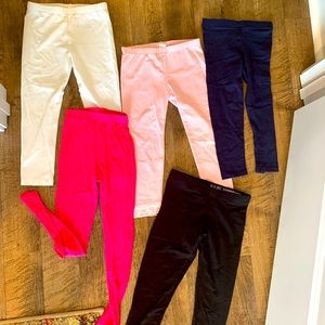 Girls size 5/6 leggings bundle